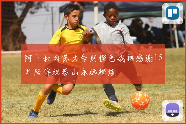 阿卜杜肉苏力告别橙色战袍感谢15年陪伴祝泰山永远辉煌